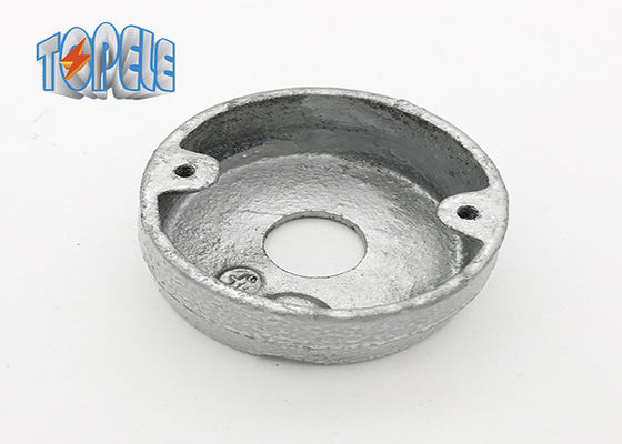 BS Gi Fittings Saluran Besi Malleable Hot Dip Galvanized Loop Dalam Kotak 1- 4 Konckouts