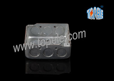 4 x 4 kotak logam persegi listrik saluran kotak switch EMT 1 - 1 / 2&quot; dalam