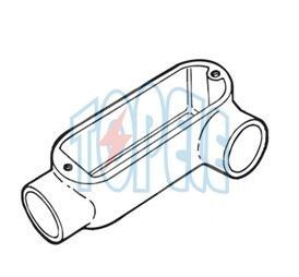 Aluminium LL Tipe Rigid Conduit Body Untuk IMC / 4 Inch Rigid Fitting UL Terdaftar