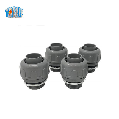 Liquid Tight Nm Lurus PVC Conduit Connector Self Extinguishing