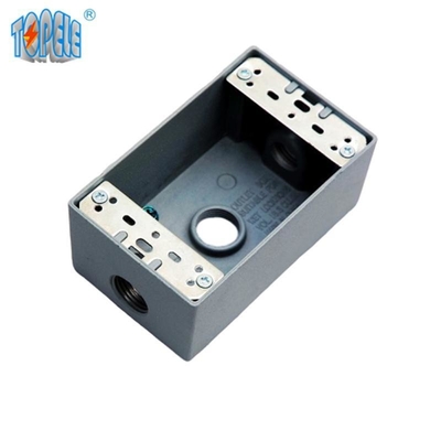 UL Listed 4*2 Aluminium One Gang Device Weatherproof Outlet Box Grey