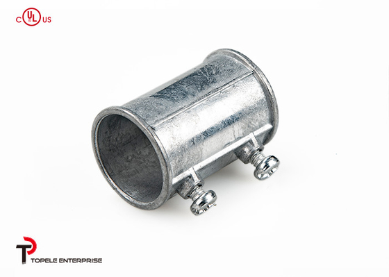 1/2&quot; Fittings Pipa Listrik Galvanis Baja EMT Set Sekrup Kopling Untuk Saluran