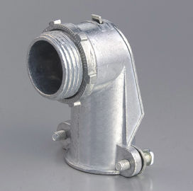 90 derajat Metal Zinc Fleksibel Saluran Dan Fittings Squeeze Angle Konektor