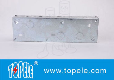 Langit-langit logam Outdoor Outlet Box Cover 1 + 1 + 1 Gang conduit