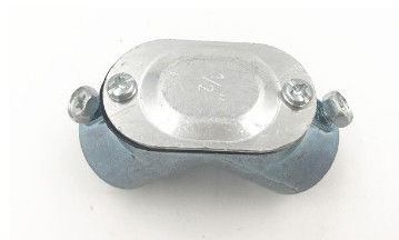 3/4 Inch Set Sekrup Emt Saluran siku Metal Saluran Listrik 90 derajat