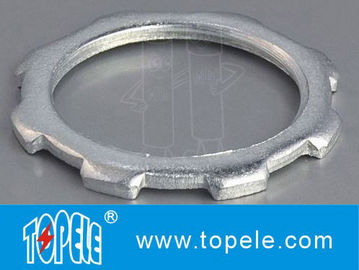 ISO Standar Sink Saluran Locknut Saluran Fittings Listrik Untuk kaku / IMC / EMT