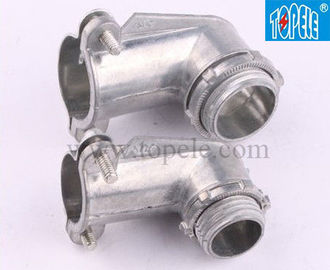 90 derajat Metal Zinc Fleksibel Saluran Dan Fittings Squeeze Angle Konektor