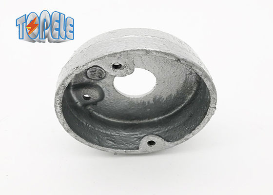 BS Gi Fittings Saluran Besi Malleable Hot Dip Galvanized Loop Dalam Kotak 1- 4 Konckouts