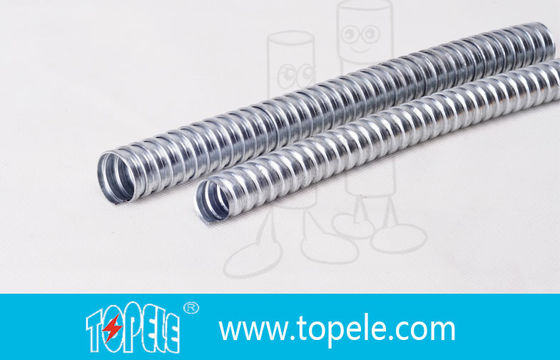 Galvanized Steel Flexible Electrical Conduit 1/2&quot; - 6'