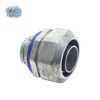 Metal Warna 1/2 &quot;Zinc Die Cast Fleksibel Saluran Konektor Langsung untuk Saluran