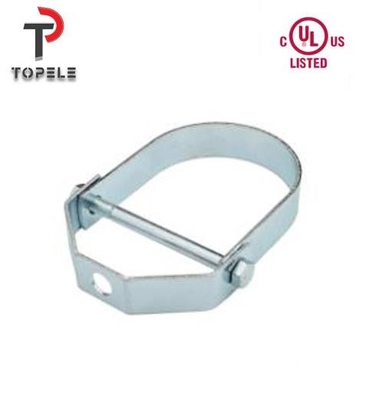 1/2 &quot;-8&quot; UL Disetujui Stainless Steel Pipe Clamps Galvanized Clevis Hanger Clamp